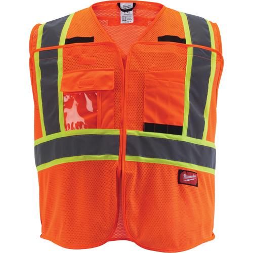 Flagman Safety Vest, High Visibility Orange, Medium/Small Moffatt Supply & Specialties
