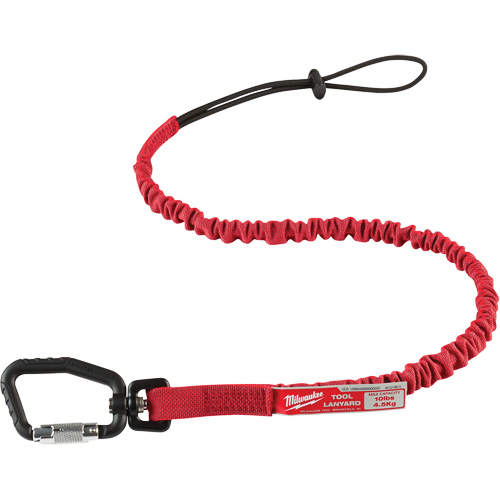 Locking Tool Lanyard, Bungee, Carabiner/Loop Moffatt Supply & Specialties