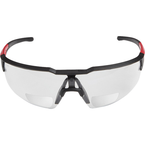 Magnified Safety Glasses, Anti-Scratch, Clear, 1.0 Diopter Moffatt Supply & Specialties