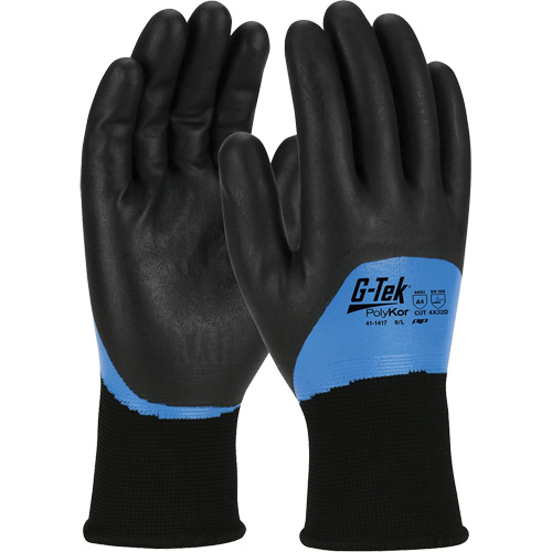 G-Tek&reg; PolyKor&reg; Insulated Cut-Resistant Glove, Small, 15 Gauge, Nitrile Coated, ANSI/ISEA 105 Level 4 Moffatt Supply & Specialties