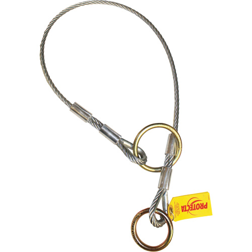 Cable Dual-Ring Adaptor, Tie-Off, Temporary Use Moffatt Supply & Specialties