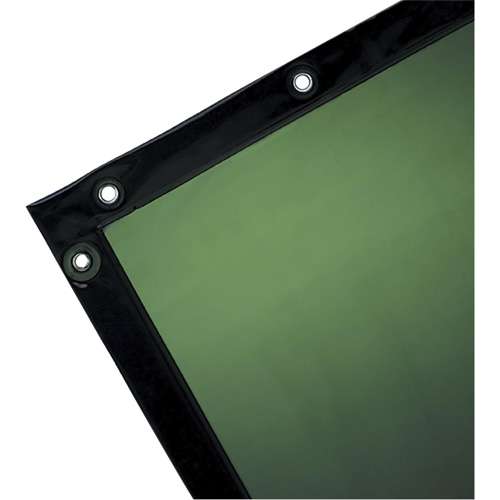 Rideau pour soudure, 72" x 72", Transparence Moyenne, Vert Moffatt Supply & Specialties