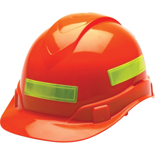 Lime-Green Reflective Hardhat Stickers Moffatt Supply & Specialties