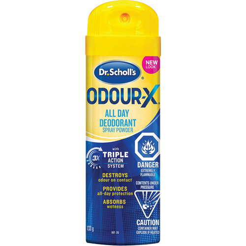 Dr. Scholl's&reg; Odour Destroyers&reg; All-Day Foot Deodorant Spray Powder Moffatt Supply & Specialties