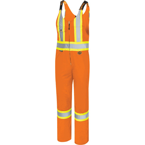 6617 Safety Overalls, Poly-Cotton, 36, High Visibility Orange Moffatt Supply & Specialties