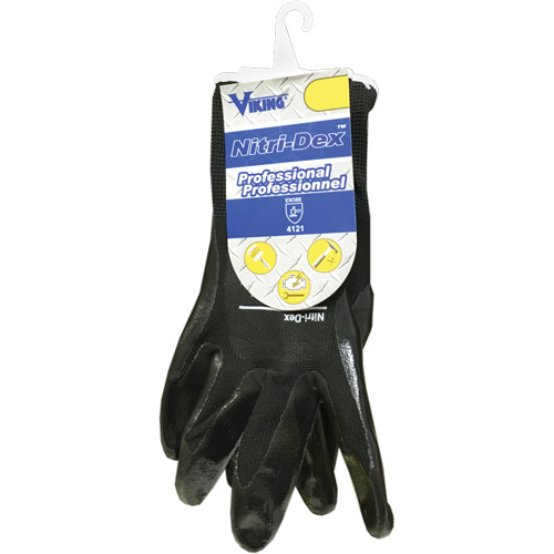Gants de travail Nitri-Dex, Taille 7, Rev&ecirc;tement Nitrile, Enveloppe en Polyester, EN 388 niveau 1 Moffatt Supply & Specialties