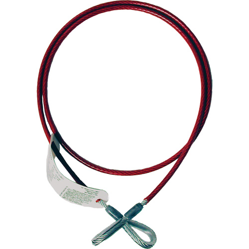 6' Anchorage Connector Cable, Sling, Temporary Use Moffatt Supply & Specialties