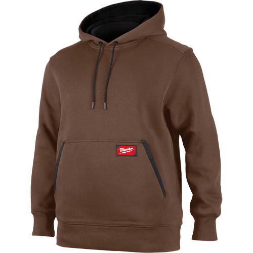 Midweight Pullover Hoodie, Men's, Small, Brown Moffatt Supply & Specialties