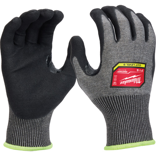 High-Dexterity Dipped Gloves, Size Small, 18 Gauge, Nitrile Coated, Nylon/Polyethylene/Tungsten Shell, ASTM ANSI Level A9/EN 388 Level F Moffatt Supply & Specialties