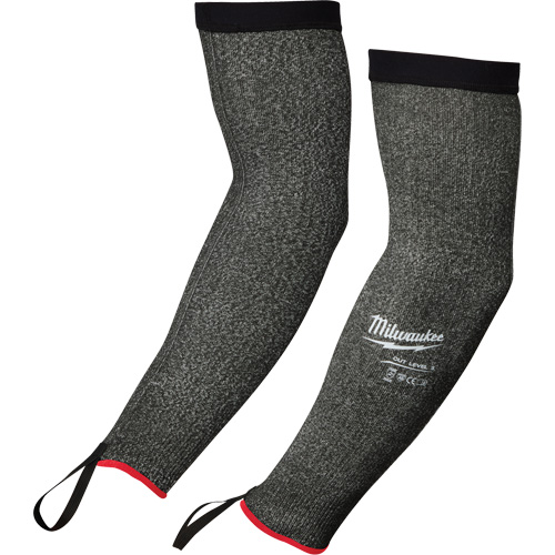 Protective Sleeves, Polyethylene, 16", ANSI/ISEA 105 Level 5/EN 388 Level E, Grey Moffatt Supply & Specialties