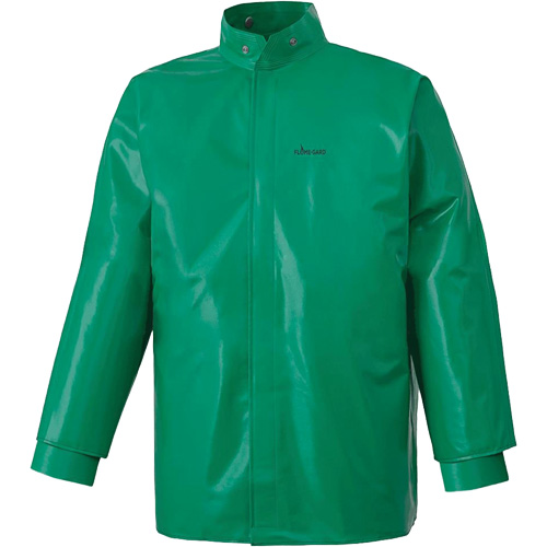 J43 380 Manteau CA-43 ignifuge et r&eacute;sistant aux produits chimiques et aux acides, Petit, Vert Moffatt Supply & Specialties