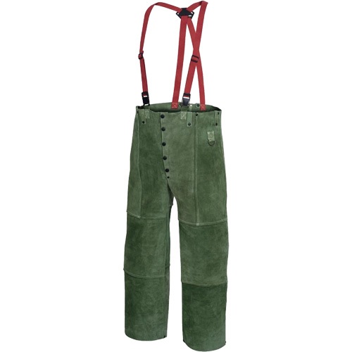 WP 100 Pantalon avec taille &eacute;lastique pour soudeur, Petit, Vert Moffatt Supply & Specialties