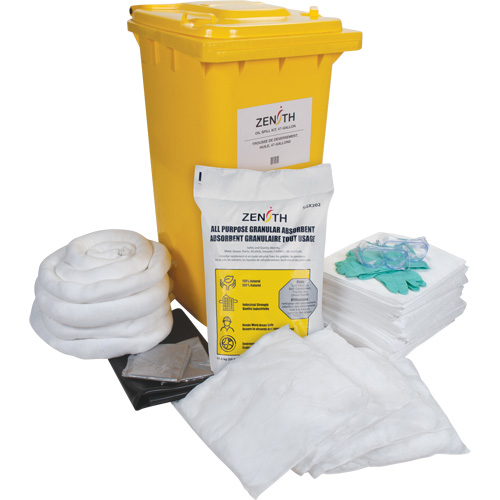 Premium Spill Kit, Oil Only, Bin, 63 US gal. Absorbancy Moffatt Supply & Specialties