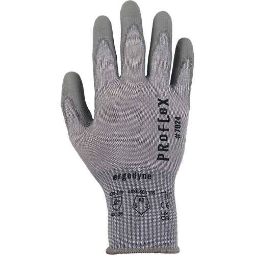 Gants r&eacute;sistant &agrave; la coupe Proflex 7024, Taille Petit, Calibre 13, Rev&ecirc;tement Polyur&eacute;thane, Enveloppe en Polyester/PEHP/Spandex, ASTM ANSI niveau A2/EN 388 niveau B Moffatt Supply & Specialties
