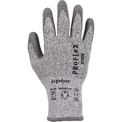 ProFlex 7030 Cut-Resistant Gloves, Size Small, 13 Gauge, Polyurethane Coated, Nylon/HPPE/Spandex Shell, ASTM ANSI Level A3/EN 388 Level C Moffatt Supply & Specialties