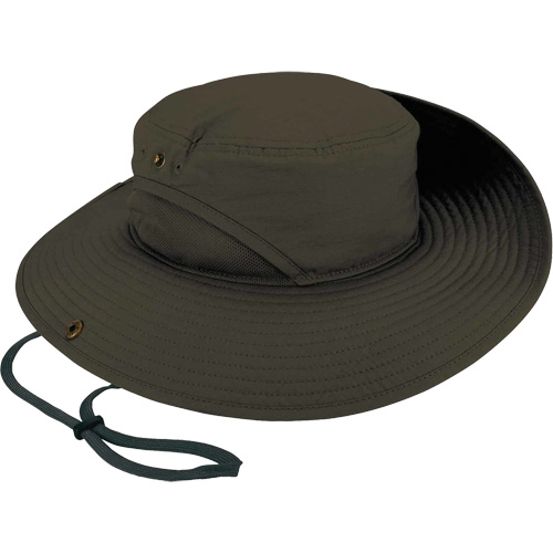 Chapeau l&eacute;ger de forestier Chill-Its 8936 avec panneau en maille, Vert Moffatt Supply & Specialties