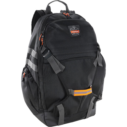 Arsenal 5188 Work Gear Jobsite Backpack with Hardhat Storage, 15" L x 7" W, Black, Nylon/Polyester Moffatt Supply & Specialties