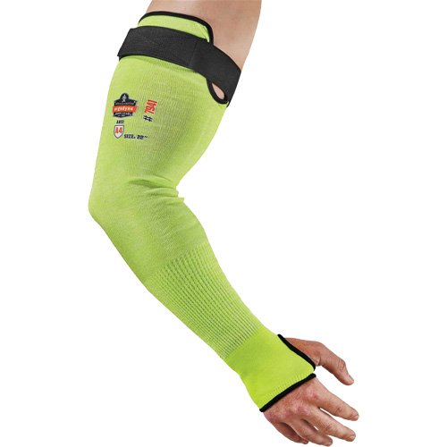 Manche de protection contre la coupe ProFlex 7941-PR, TenaLux, 22", ASTM ANSI niveau A4/EN 388 niveau D, Lime haute visibilit&eacute; Moffatt Supply & Specialties