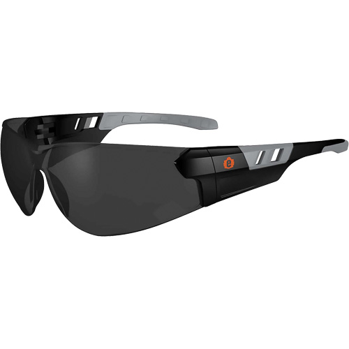 Skullerz SAGA Frameless Safety Glasses, Smoke Lens, Anti-Fog/Anti-Scratch, ANSI Z87+/Meets/Exceeds CSA Z94.3 Moffatt Supply & Specialties