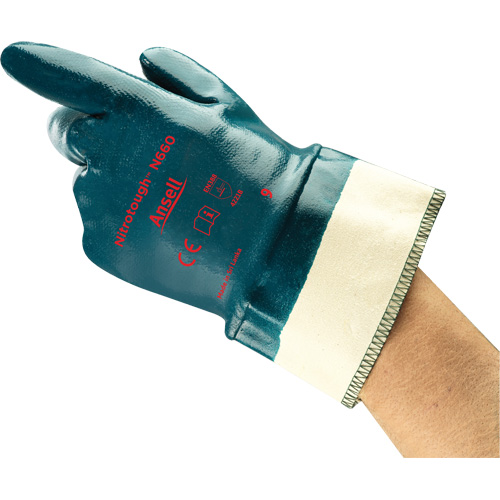 Gants Nitrotough N660, 9, Rev&ecirc;tement Nitrile, Enveloppe en Coton Moffatt Supply & Specialties