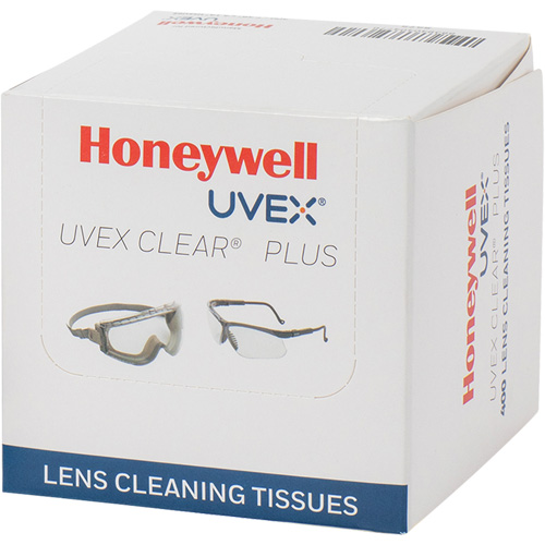 Serviette pour lentilles Uvex Clear Plus, 4,125" x 3,96" Moffatt Supply & Specialties