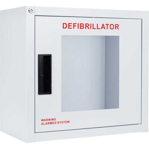 Grande armoire standard pour DEA avec alarme, Zoll AED Plus/Zoll AED 3/Cardio-Science/Physio-Control Pour, Non m&eacute;dical Moffatt Supply & Specialties