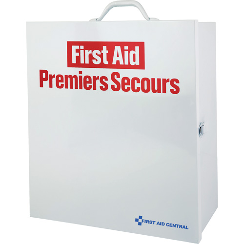 Armoire pour premiers soins SmartCompliance, R&eacute;pond &agrave; la norme CSA Z1220-17 type 2 environnements &agrave; faible risque, Petit (2-25 travailleurs) Moffatt Supply & Specialties