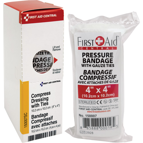 Recharge de bandages compressifs avec attaches SmartCompliance, 4" lo x 4" la Moffatt Supply & Specialties