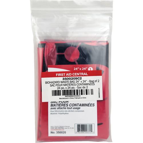 SmartCompliance&reg; Refill Waste Bags, Bio-Hazard, 24" L x 24" W Moffatt Supply & Specialties