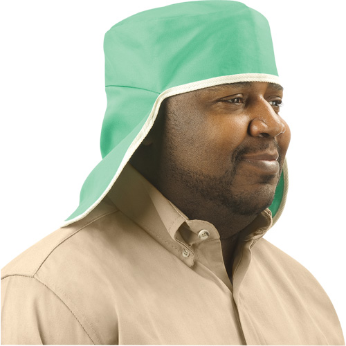 Weldlite Welding Cap With Neck Drape, One Size, Green Moffatt Supply & Specialties
