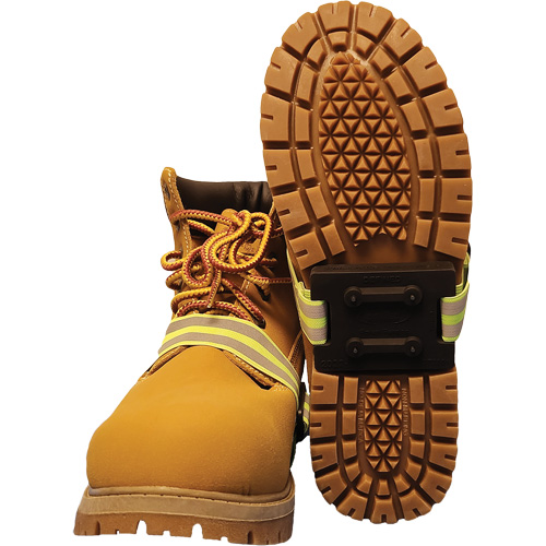 Icetred Mid-Sole Traction Device with Defined Heel, Rubber/Tungsten Carbide, Stud Traction, One Size Moffatt Supply & Specialties