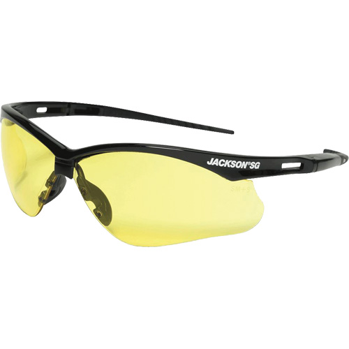 Lunettes de s&eacute;curit&eacute;, Lentille Ambr&eacute;e, Anti-&eacute;gratignures, ANSI Z87+/R&eacute;pond ou surpasse la norme CSA Z94.3 Moffatt Supply & Specialties