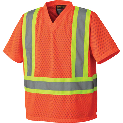 5992P T-shirt de s&eacute;curit&eacute;, Polyester, Petit, Orange haute visibilit&eacute; Moffatt Supply & Specialties