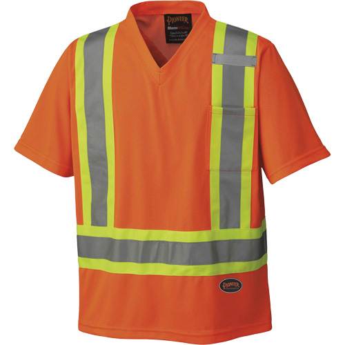 6979 Micro Mesh Traffic T-Shirt, X-Small, High Visibility Orange Moffatt Supply & Specialties