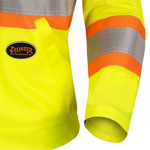 5999JW Veste de s&eacute;curit&eacute; routi&egrave;re pour femmes, Polyester, Jaune lime haute visibilit&eacute;, T-petit Moffatt Supply & Specialties