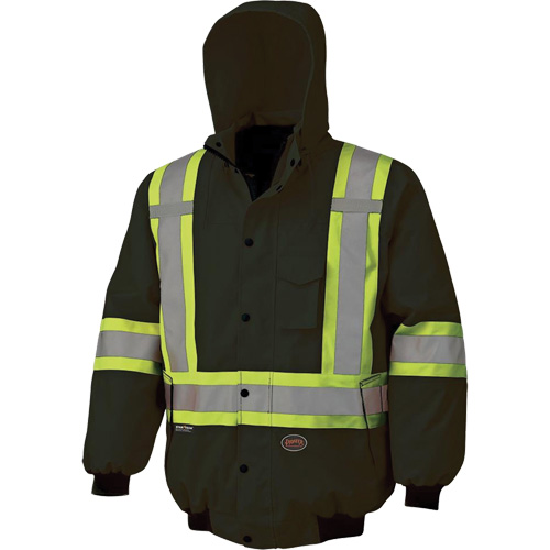 5026 Veste aviateur imperm&eacute;able 7 en 1, Polyester, Noir, T-petit Moffatt Supply & Specialties