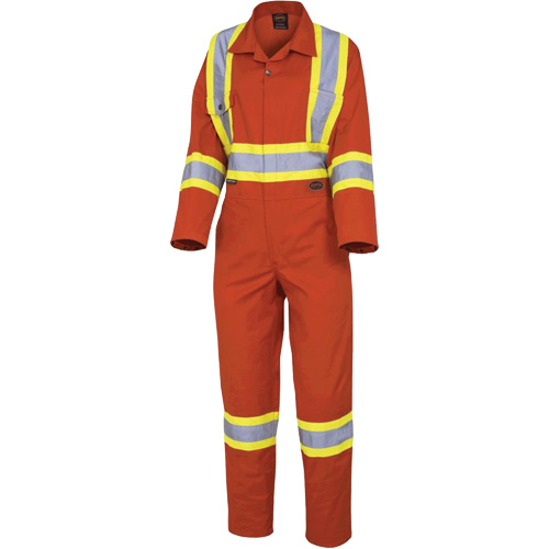 5514W Women's Safety Coveralls, X-Small, High Visibility Orange Moffatt Supply & Specialties