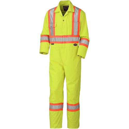 5512 Coveralls, 36, High Visibility Lime-Yellow Moffatt Supply & Specialties