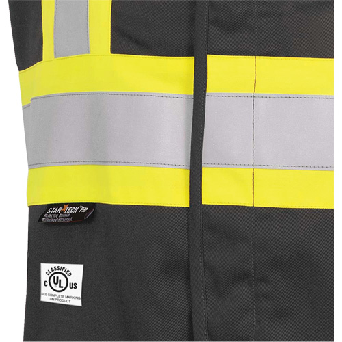 7729 FR-Tech&reg; Flame-Resistant Arc Safety Vest, Small, Black, 10 cal/cm² Moffatt Supply & Specialties
