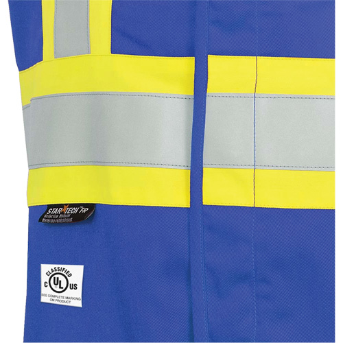 7730 Veste r&eacute;sistante aux arcs &eacute;lectriques FR-Tech, Petit, Bleu royal, 10 cal/cm² Moffatt Supply & Specialties