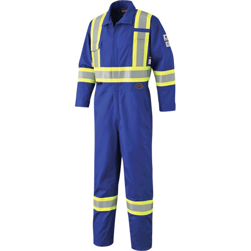 7704 Combinaison &agrave; haute visibilit&eacute; FR-Tech, Taille 42, Bleu royal, 10 cal/cm²/9,7 cal/cm² Moffatt Supply & Specialties