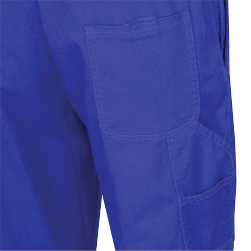 7714 FR-Tech&reg; Flame-Resistant Overalls, Small, Royal Blue Moffatt Supply & Specialties