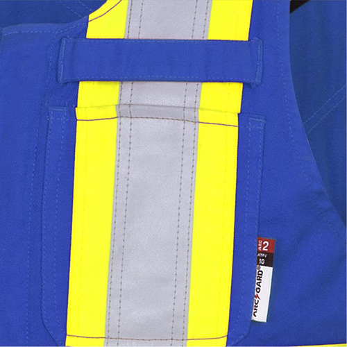 7714 FR-Tech&reg; Flame-Resistant Overalls, Small, Royal Blue Moffatt Supply & Specialties