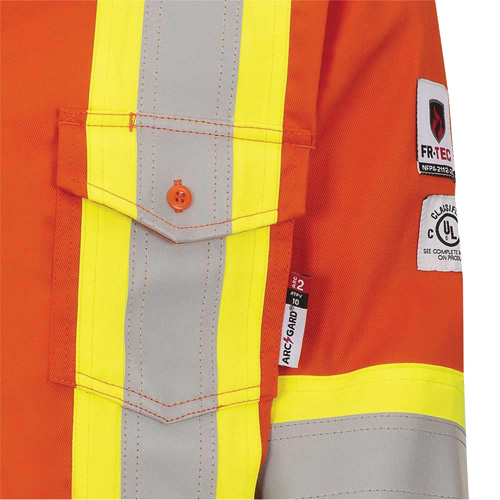 7743 Chemise de s&eacute;curit&eacute; ignifug&eacute;e FR-Tech, Petit, Orange haute visibilit&eacute; Moffatt Supply & Specialties