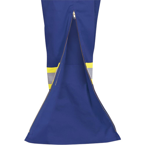 7706 Combinaison ignifuge FR-Tech avec fermetures &agrave; glissi&egrave;re aux jambes, Taille 36, Bleu royal, 9,7 cal/cm² Moffatt Supply & Specialties
