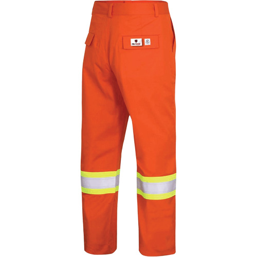 7763 FR-Tech&reg; 88/12 Arc Rated High-Visibility Safety Pants, 38, x 30, High Visibility Orange, 9.7 cal/cm² Moffatt Supply & Specialties