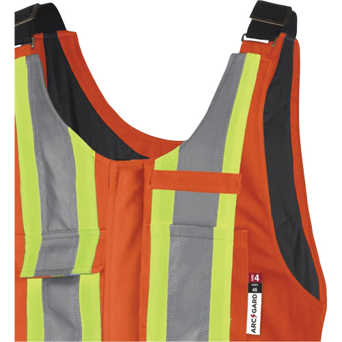 5534A Flame-Resistant Quilted Safety Overalls, Small, Orange Moffatt Supply & Specialties
