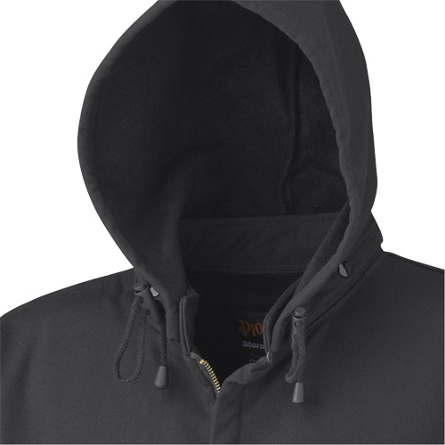 337 Flame-Resistant Zip Style Hoodie, Men's, X-Small, Black, 22 cal/cm² Moffatt Supply & Specialties