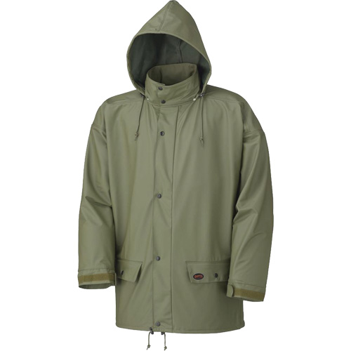 D7000 Veste imperm&eacute;able extensible, Polyur&eacute;thane, T-petit, Vert Moffatt Supply & Specialties