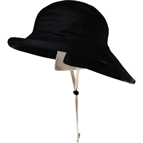 D5050 Black Dry King&reg; Offshore Traditional Sou'wester Hat, Small, Black, Rubber Moffatt Supply & Specialties